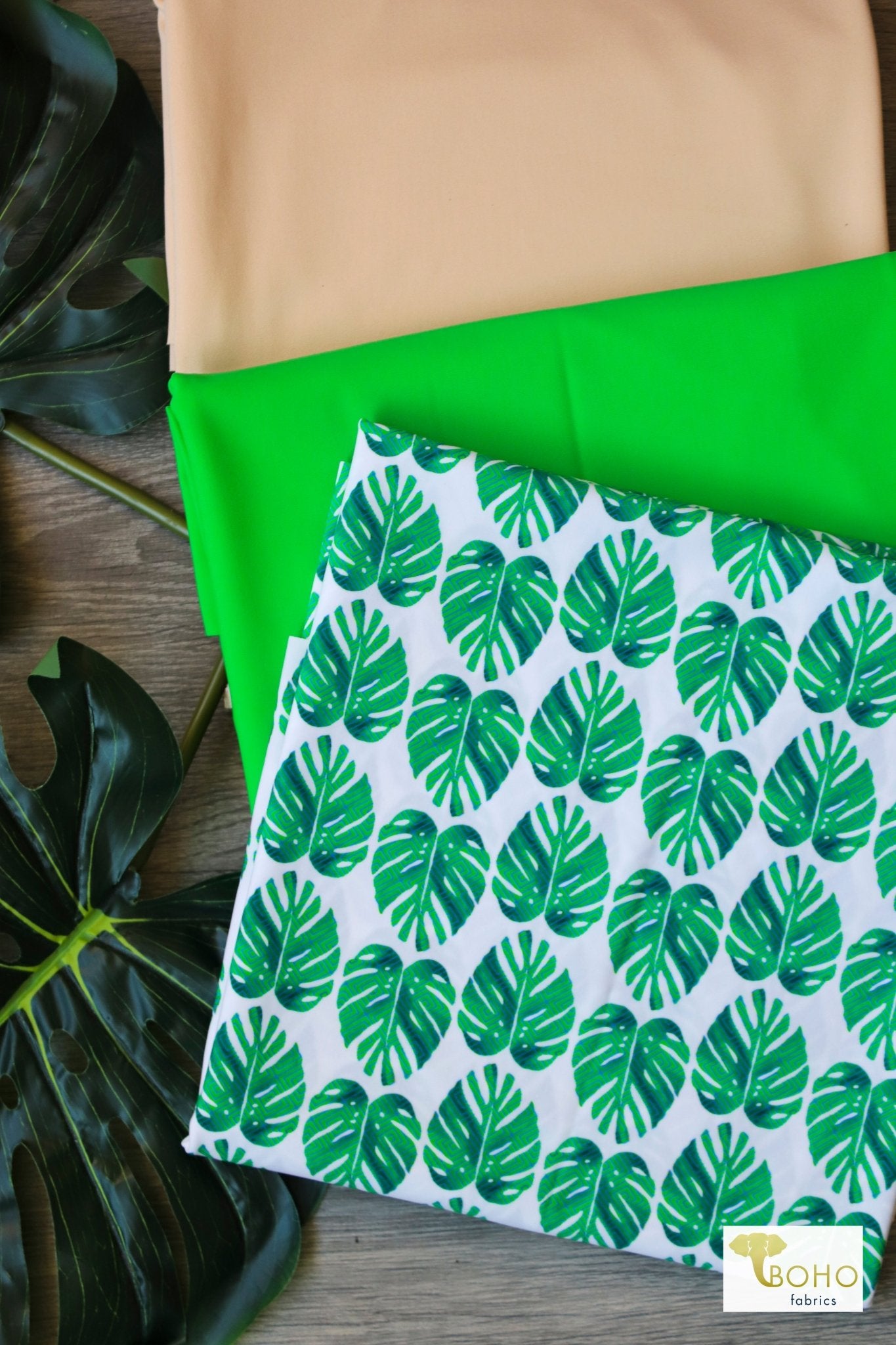 05/22/2024 Fabric Happy Hour! Green Palms, Swim Bundle! - Boho Fabrics - Fabric Bundles