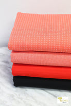 10/04/2024 Fabric Happy Hour! Hallowed Orange, Athletic Knit Bundle. READY TO SHIP! - Boho Fabrics - Fabric Bundles