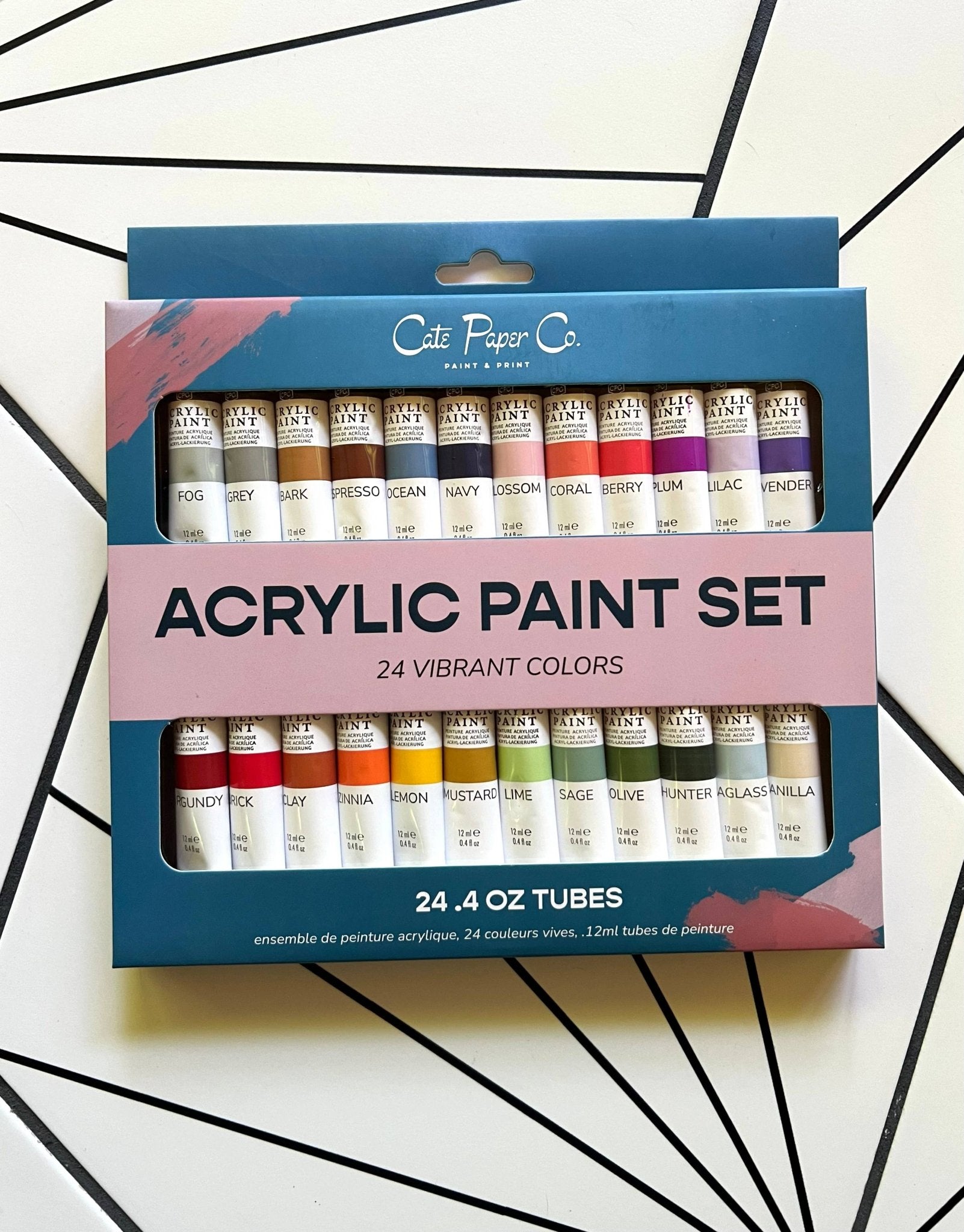 Acrylic Paint Set - Boho Fabrics - 