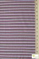 Adalyn Stripes, Rib Knit. RIB-126 - Boho Fabrics