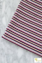 Adalyn Stripes, Rib Knit. RIB-126 - Boho Fabrics