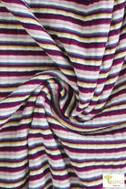 Adalyn Stripes, Rib Knit. RIB-126 - Boho Fabrics