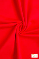 Apple Red, Athletic Knit Fabric - Boho Fabrics - Athletic Knit Fabric