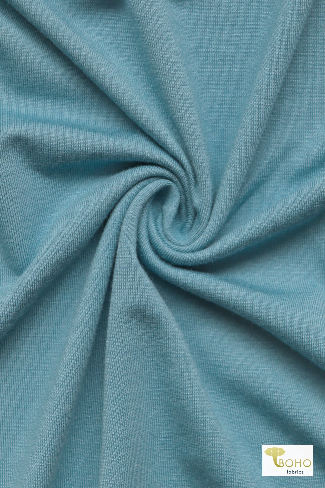 Baby Blue, Solid Rayon Spandex Knit Fabric - Boho Fabrics - Rayon Jersey Solid, Knit Fabric