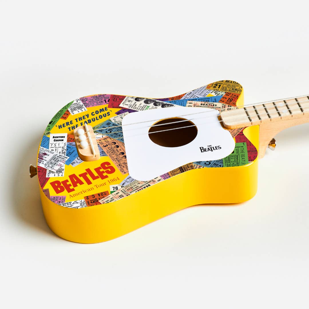 Beatles + loog mini guitar - Boho Fabrics - Musical Instruments for Kids