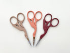 Bird scissors, small sewing scissors, stork scissors - Boho Fabrics - 