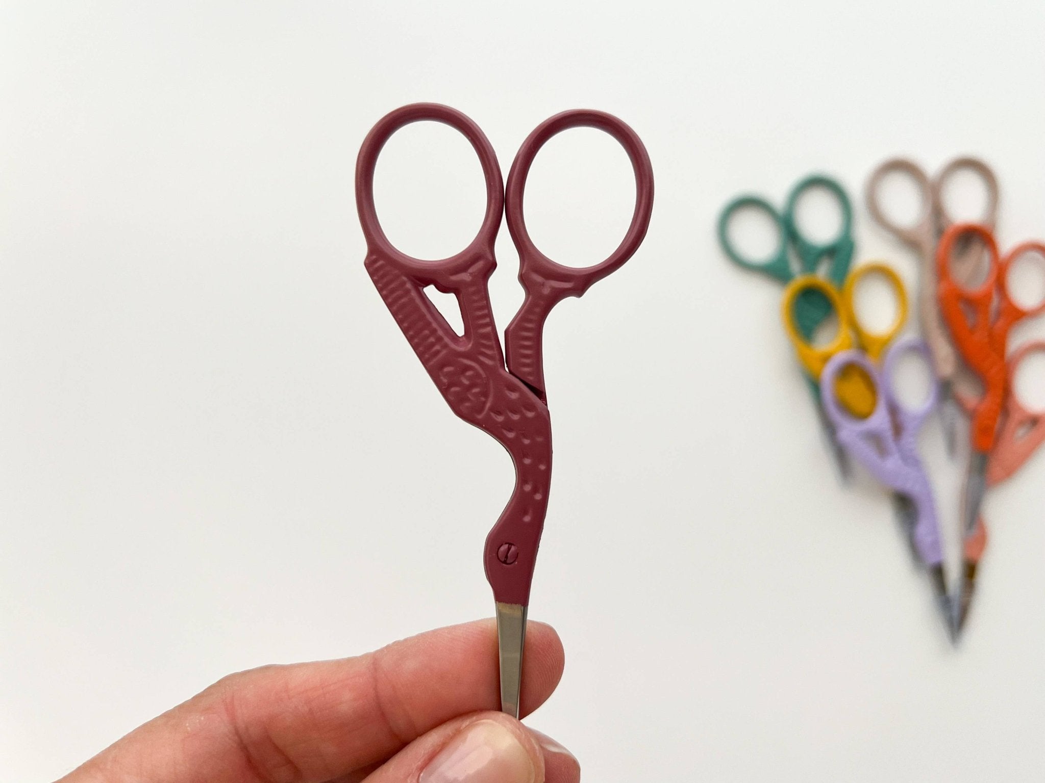 Bird scissors, small sewing scissors, stork scissors (PRE - ORDER) - Boho Fabrics - 