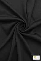 Black (Polyester), Swim Lining Fabric - Boho Fabrics - Lining