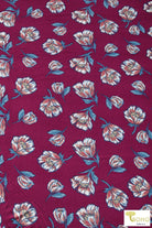 Cascade Blooms on Sangria, DBP. BPP-313 - Boho Fabrics