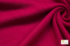 Cherry Red, Brushed Sweater Knit Fabric - Boho Fabrics - Sweater Solids, Knit Fabric