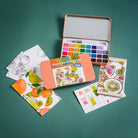 Citrus Fruits watercolor painting kit - Boho Fabrics - 