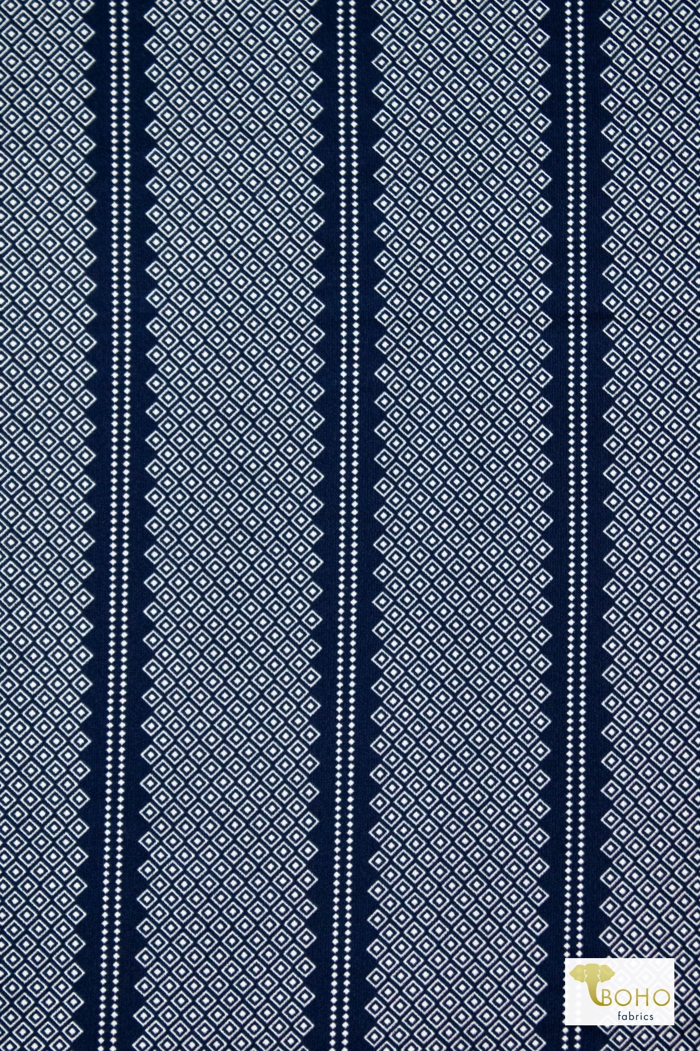 Diamond Luxe in Navy, Georgette Woven Fabric - Boho Fabrics - Georgette, Woven