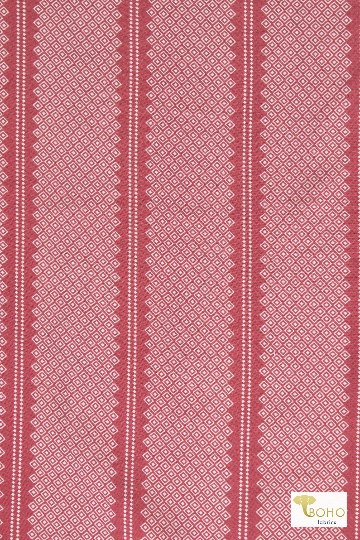 Diamond Luxe in Pink, Georgette Woven Fabric - Boho Fabrics - Georgette, Woven