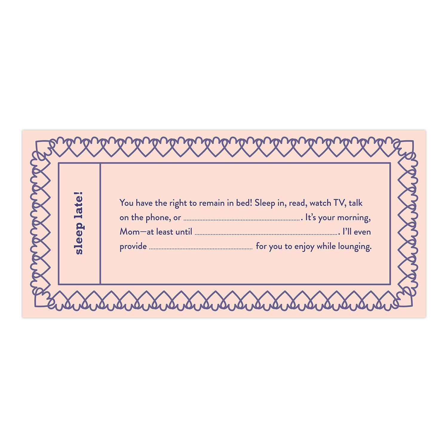 Fill in the Love® Mom Vouchers - Boho Fabrics - Stationary