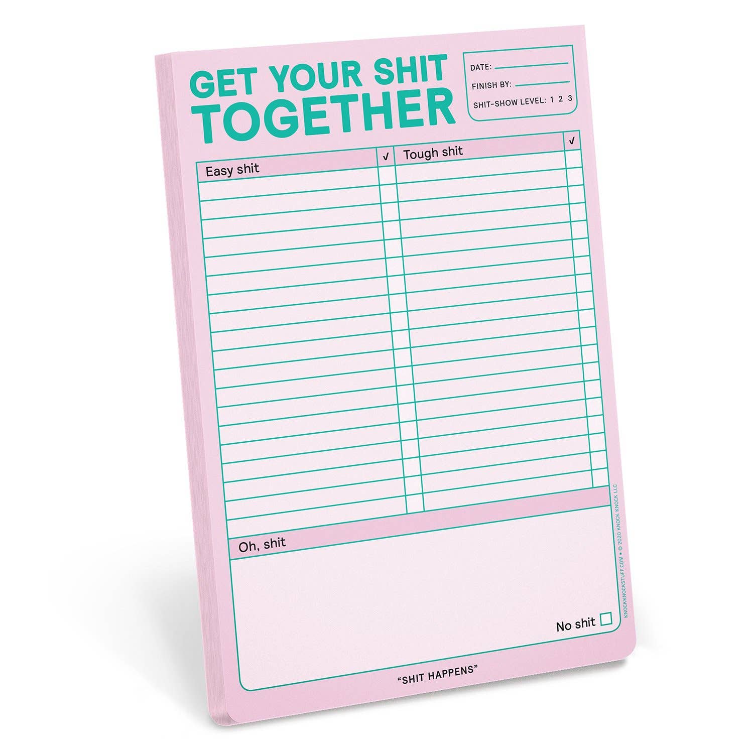 Get Your Shit Together Pad (Pastel Edition) - (Pre - Order) - Boho Fabrics - Stationary