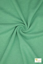 Glacier Mint, Solid Brushed Sweater Knit Fabric - Boho Fabrics - Sweater Solids, Knit Fabric