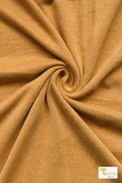 Golden Camel, Jersey Knit Fabric - Boho Fabrics - Rayon Jersey Solid, Knit Fabric