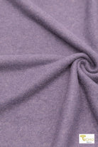 Lavender Frost, Solid Brushed Sweater Knit Fabric - Boho Fabrics - Sweater Solids, Knit Fabric