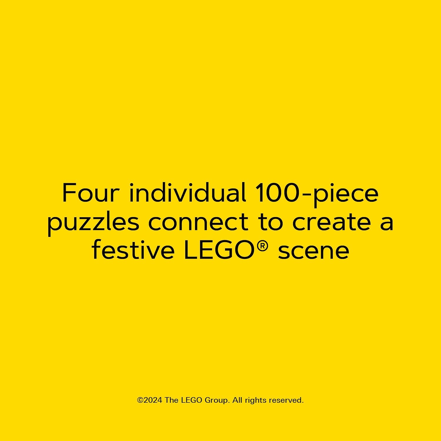 LEGO Christmas Tree Puzzle: (PRE - ORDER) - Boho Fabrics - Puzzle