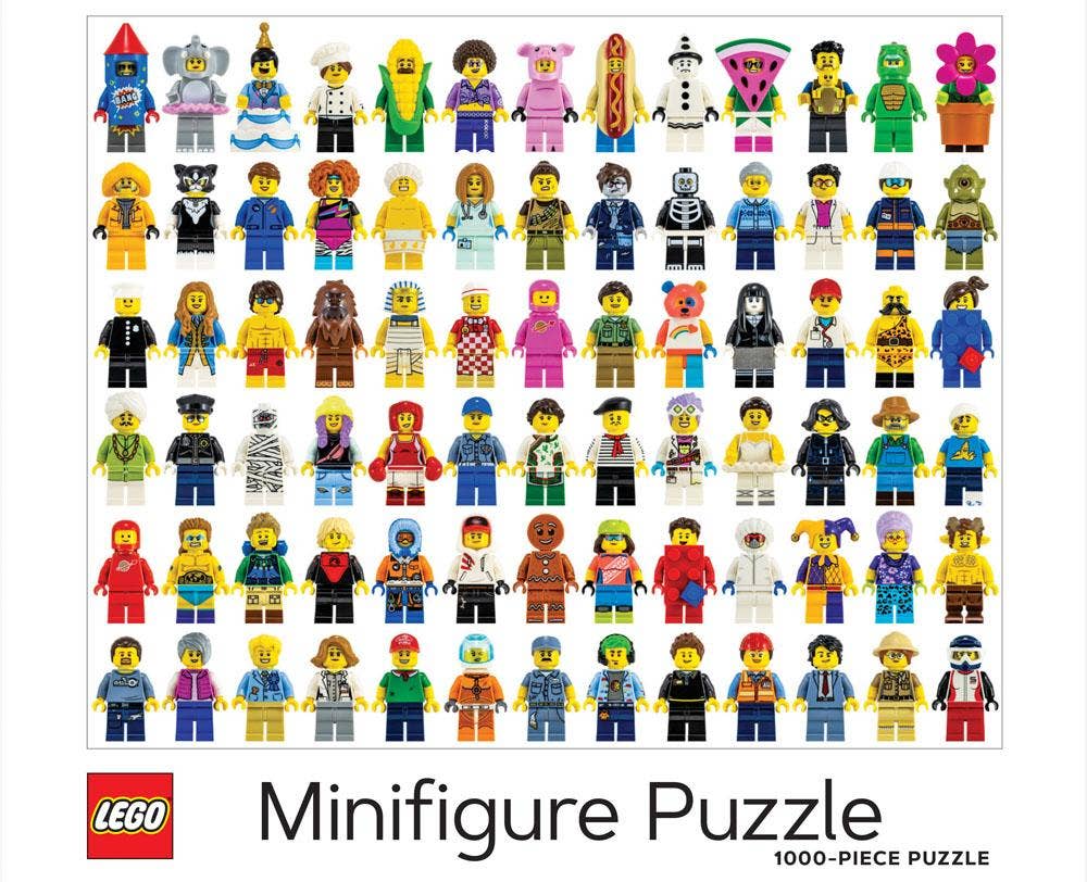 Lego Minifigure 1000 - Piece Puzzle - Boho Fabrics - Puzzles