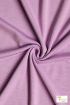 Light Violet, Solid Rayon Spandex Knit Fabric - Boho Fabrics - Rayon Jersey Solid, Knit Fabric