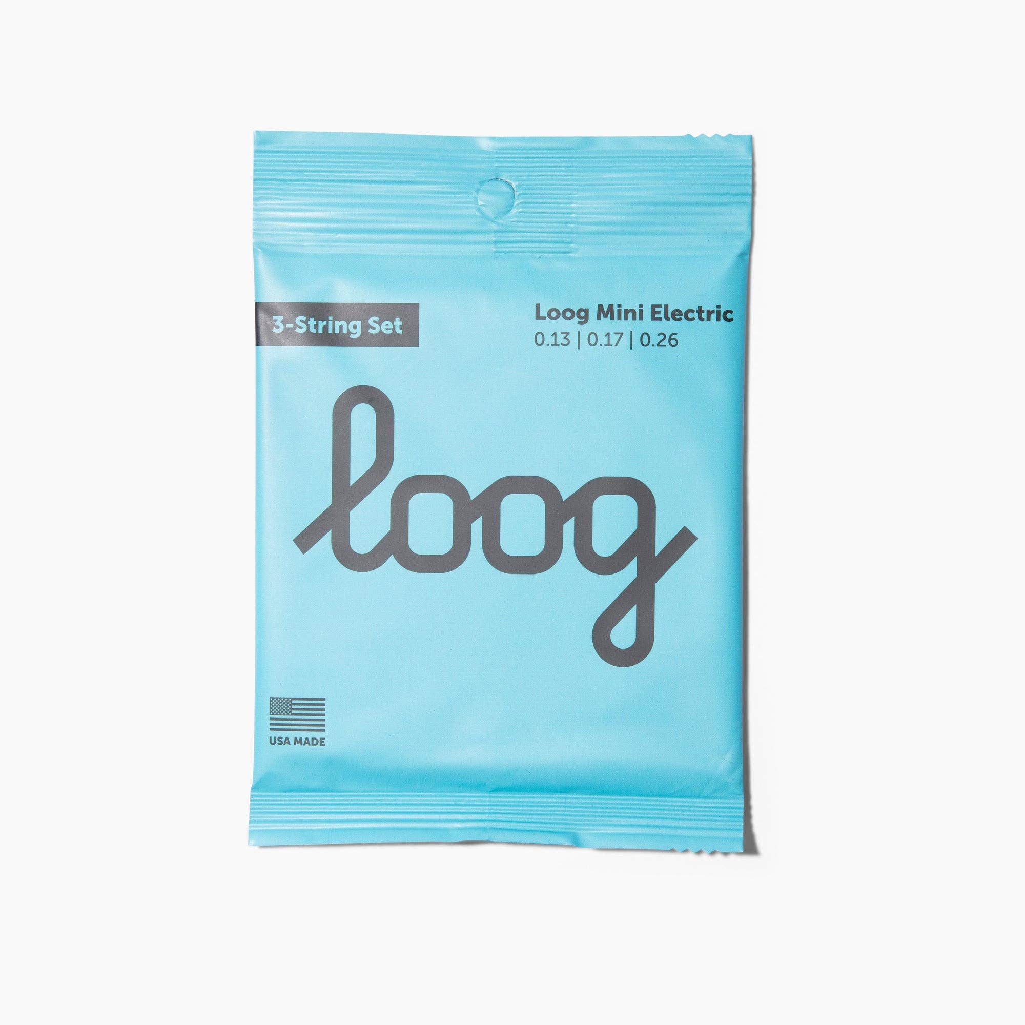 Loog Mini Electric Guitar Strings - Boho Fabrics - Musical Instruments for Kids