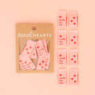 Made for Me Heart - Sewing Woven Quilt and Garment Labels (PRE - ORDER) - Boho Fabrics - 