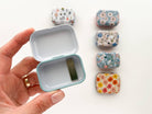 Magnetic Needle Tin, floral needle case, needle keeper. (PRE - ORDER) - Boho Fabrics - 