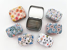 Magnetic Needle Tin, floral needle case, needle keeper. (PRE - ORDER) - Boho Fabrics - 