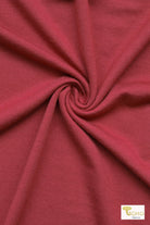 Marsala, Solid Rayon Spandex Knit Fabric - Boho Fabrics - Rayon Jersey Solid, Knit Fabric