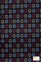 MCM, Cool Colorway Ponte Print Fabric - Boho Fabrics - Ponte Print, Knit Fabric