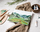 Mountain Valley palette knife painting kit - Boho Fabrics - 