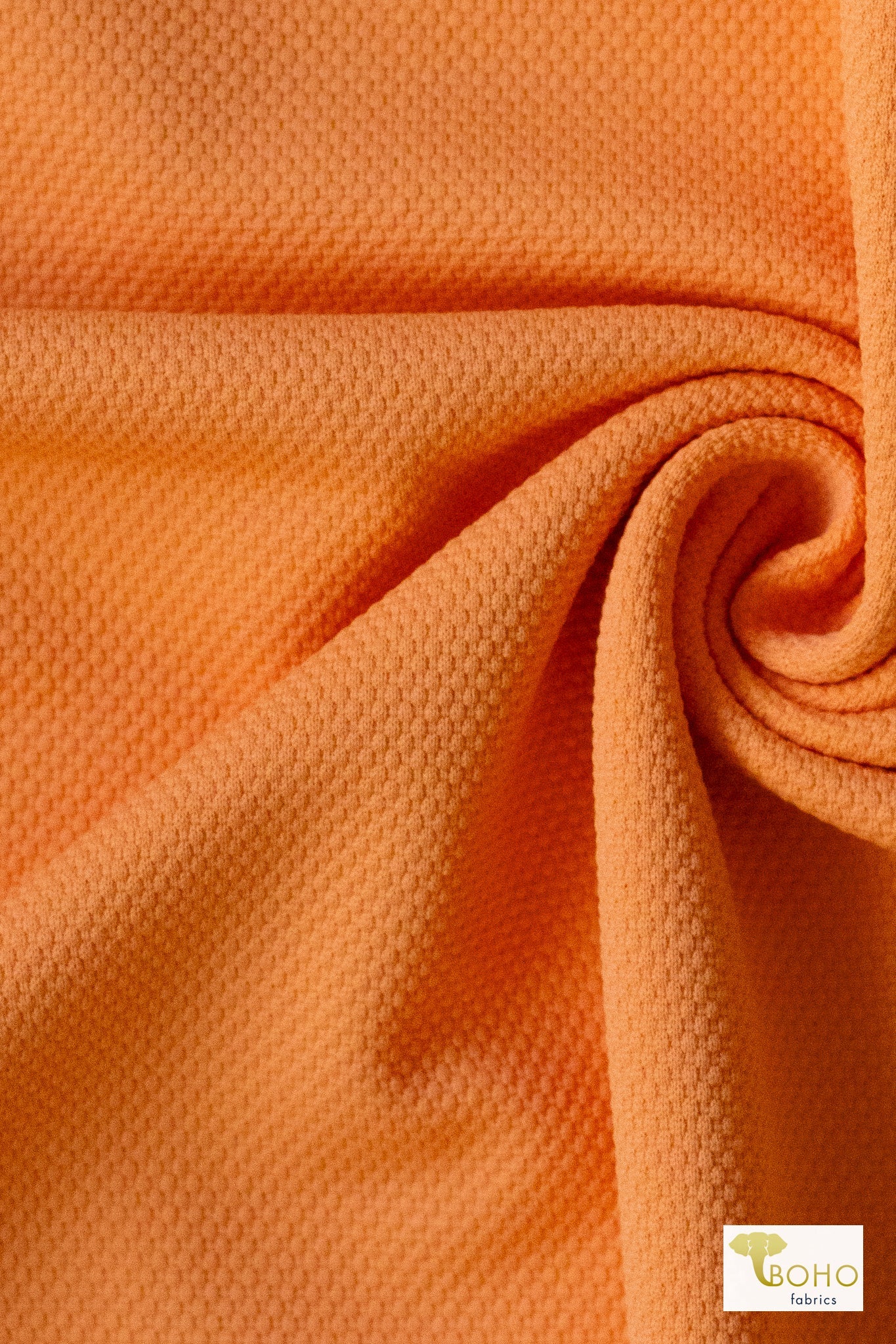 Nectarine, Athletic Jacquard Knit Fabric - Boho Fabrics - Athletic Knit Fabric