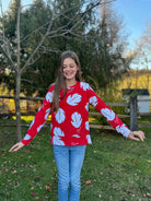 Ohana Sweatshirt Fleece Fabric - Boho Fabrics - Sweatshirt Fleece