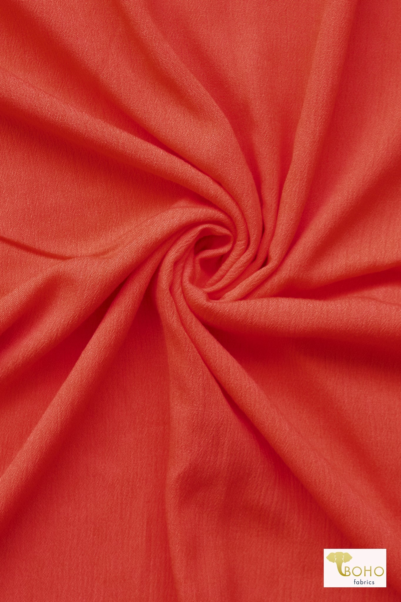 Persimmon, Crepe Woven Fabric - Boho Fabrics - Crepe, Woven