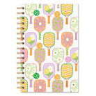 Pickleball Rally Medium Spiral Notebook - Boho Fabrics - 