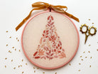 Pink Christmas Tree, Embroidery Kit (PRE - ORDER) - Boho Fabrics - 