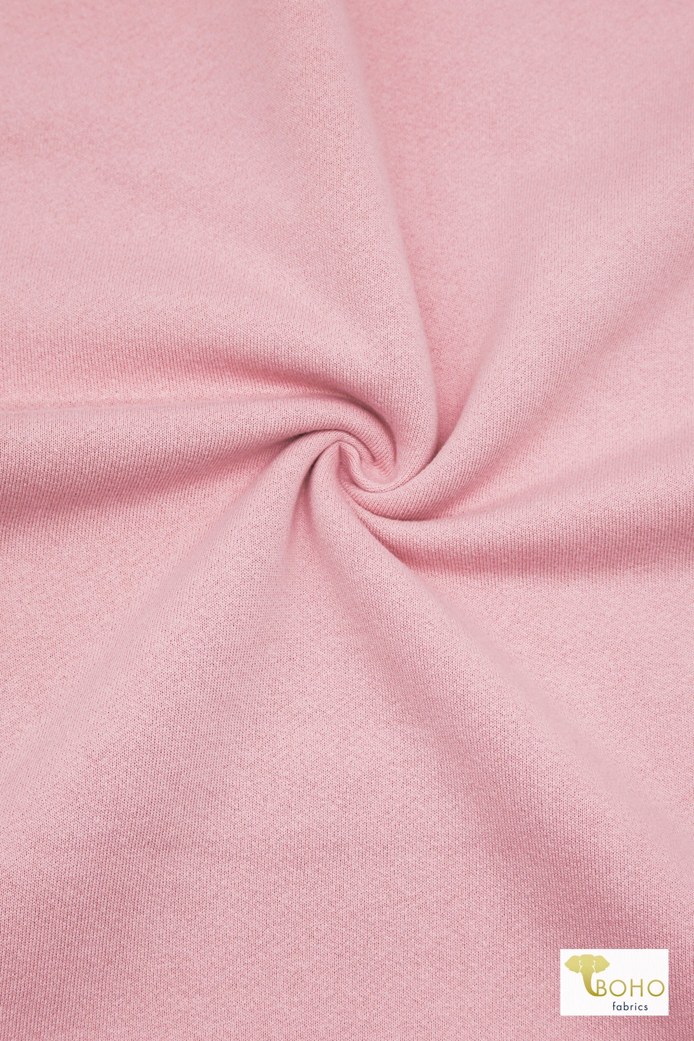 Pink, Sweatshirt Fleece Fabric - Boho Fabrics - Sweatshirt Fleece