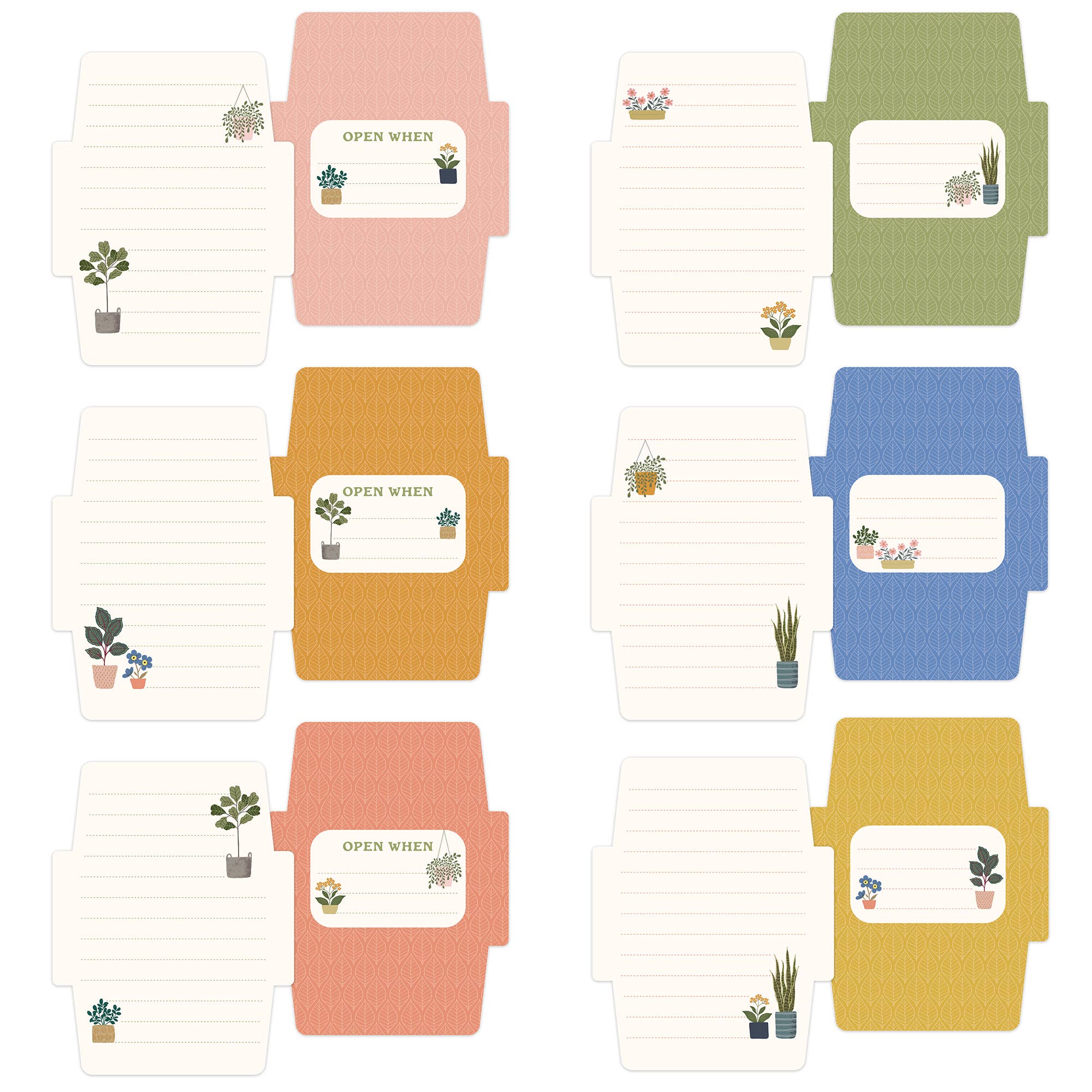 Plant Lover Mini Memo with Stickers - Boho Fabrics - 