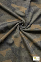 Rustic Camo, French Terry Knit Fabric - Boho Fabrics - French Terry Prints, Knit Fabric