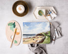 Seashore Path painting kit, impressionist painting kit - Boho Fabrics - 