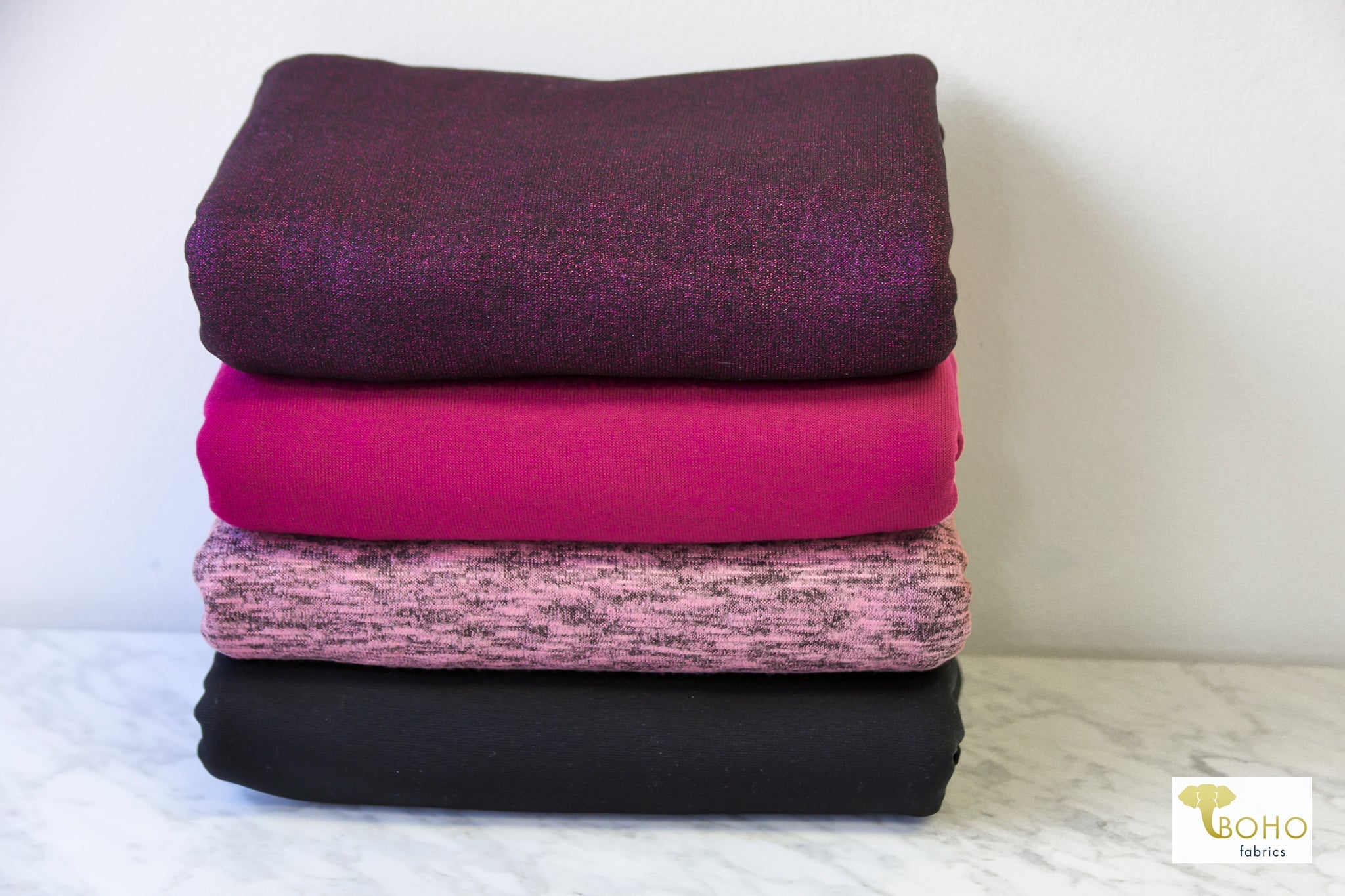 Sparkling Raspberry, Knit Capsule Bundle (CM - CAPS - 01) - Boho Fabrics - Fabric Bundles