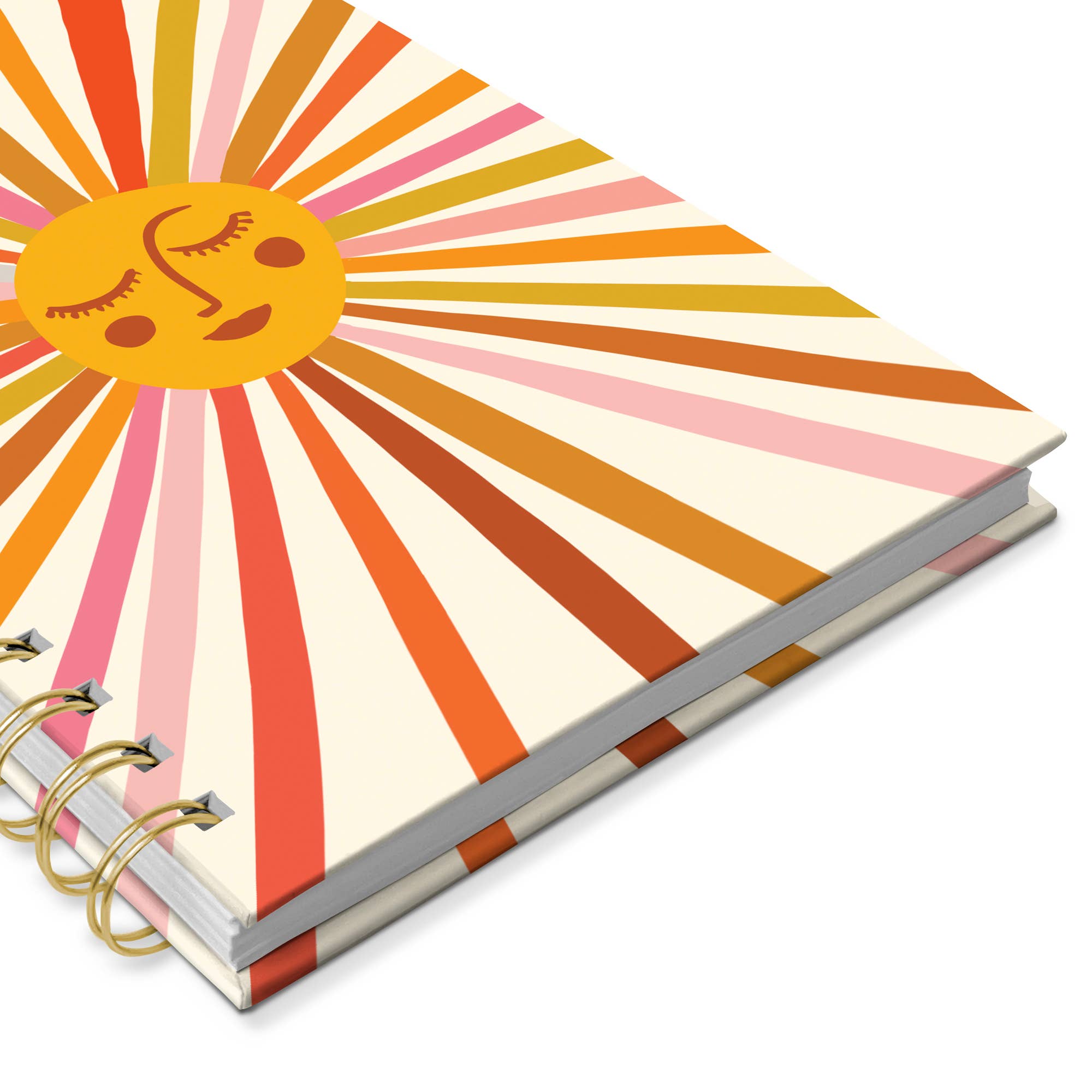 Spiral Notebook Retro Sunshine - Boho Fabrics - 