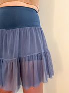 Stretch Mesh Solid in Periwinkle. SM - 114. - Boho Fabrics - Stretch Mesh