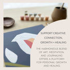 Sun + Moonlight Meditative Art Paint by Number Kit+ Easel - Boho Fabrics - 