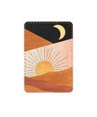 Sunrise Moon Cell Phone Wallet - Boho Fabrics - 