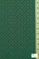 Verdant Vistas, Jacquard Knit Fabric - Boho Fabrics - Jacquard Knit Fabric